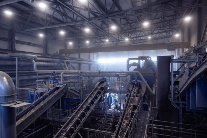 Syklo waste sorting plant. 