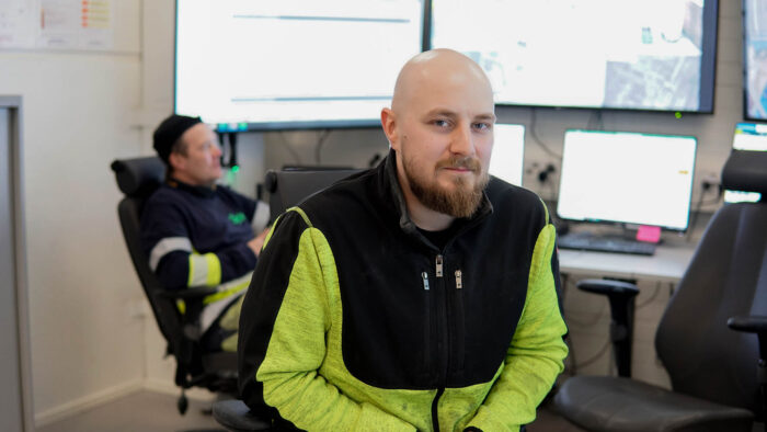 Jani Keränen ja Timppa Syklon valvomossa