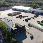 Hyvinkään kiertotalouskeskittymä ilmasta kuvattuna.